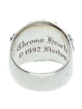 Chrome Hearts Keeper Silver Ring
